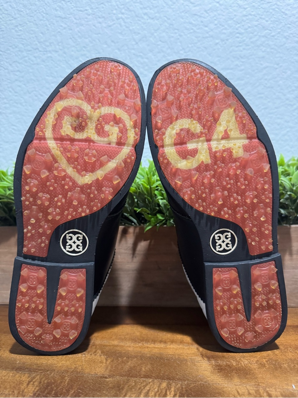 G/FORE Gallivanter Onyx Quilted Leather Golf Shoes G4LF19EF16 Womens Size 8.5 - Picture 9 of 11
